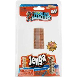 World's Smallest Jenga, Brown, Miniature